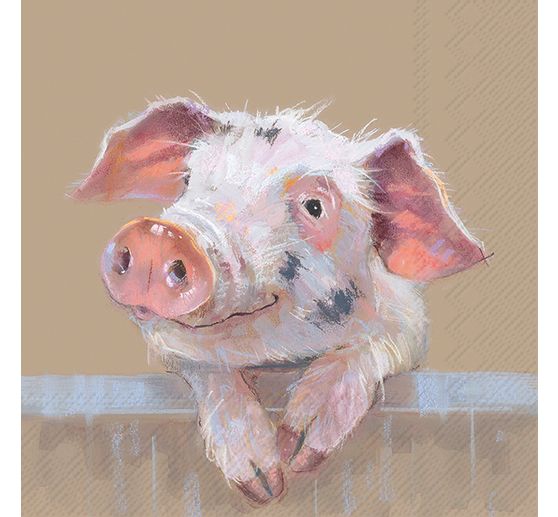 Set de serviettes VBS « Drôle de bande d'animaux »