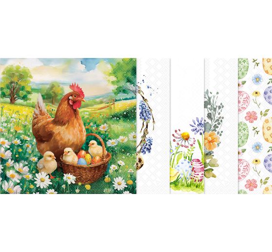 Set de serviettes VBS « Easter time »