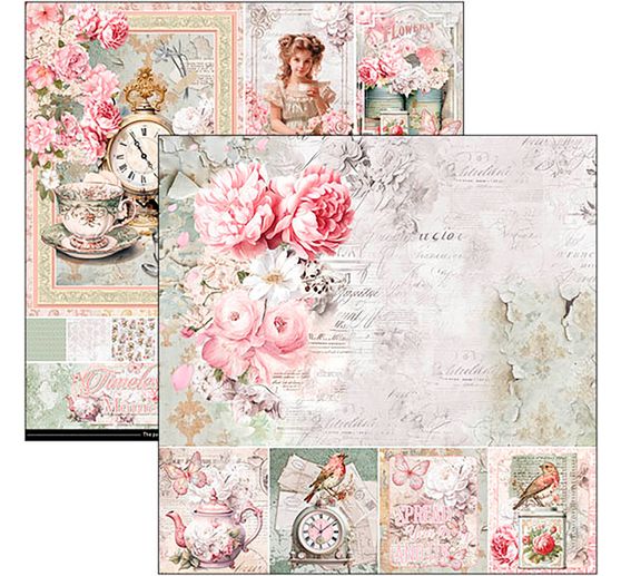 Papier de scrapbooking "Timeless Moments"