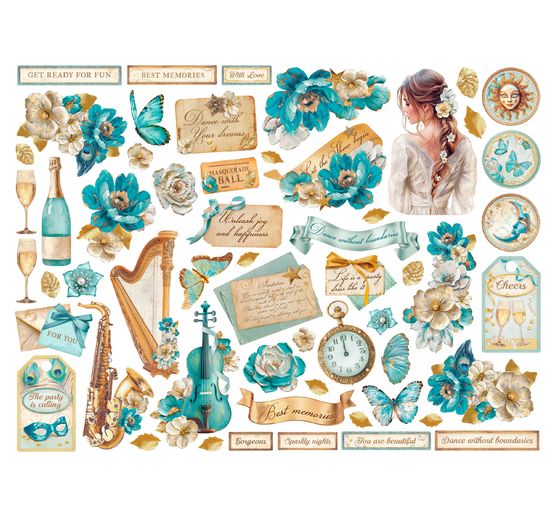 Punching motifs "Masquerade"