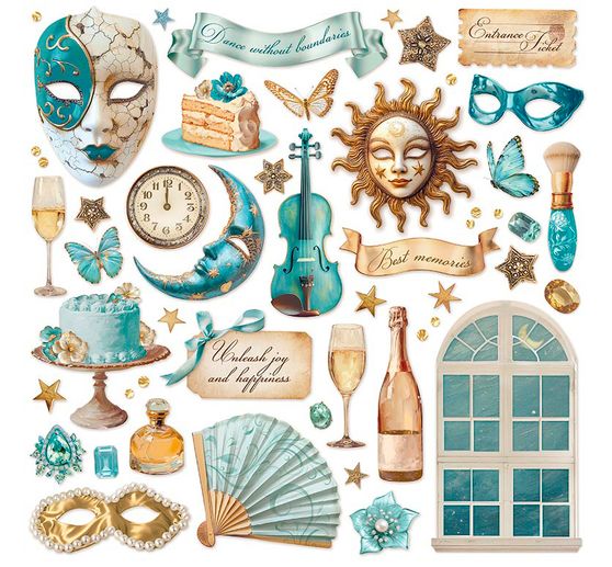 Bloc de scrapbooking "Masquerade"
