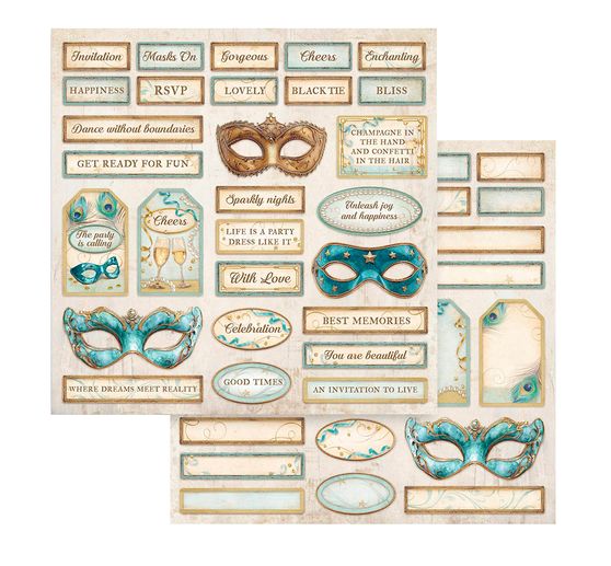 Bloc de scrapbooking "Masquerade"