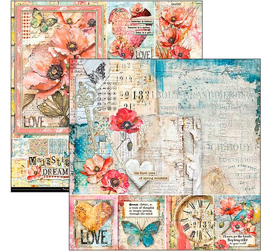 Papier de scrapbooking "Majestic Dream"