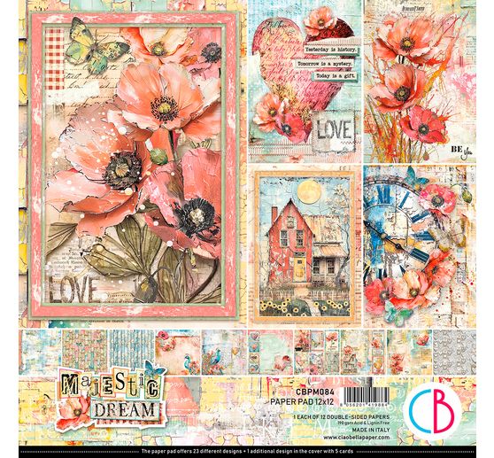 Papier de scrapbooking "Majestic Dream"