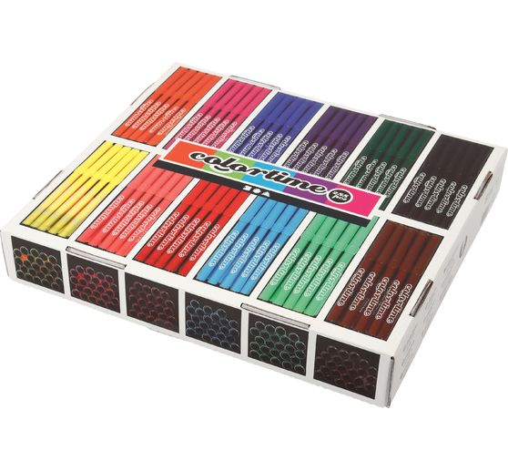 Marqueurs Colortime, Assorti, 12 couleurs à 24 pièces
