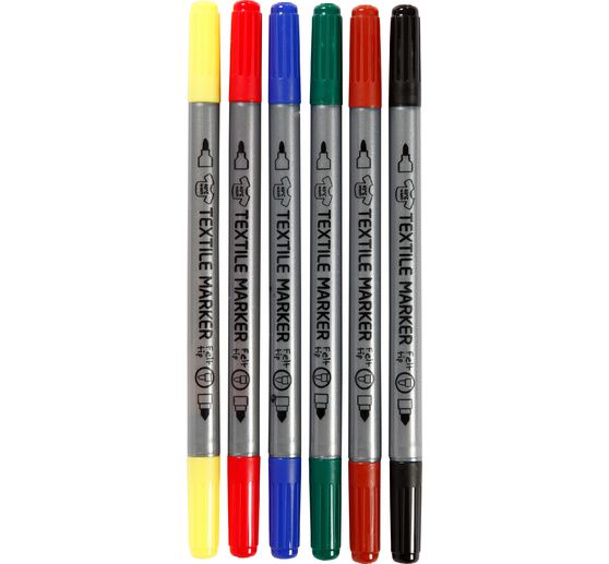 Feutres pour textiles "Couleurs standard"