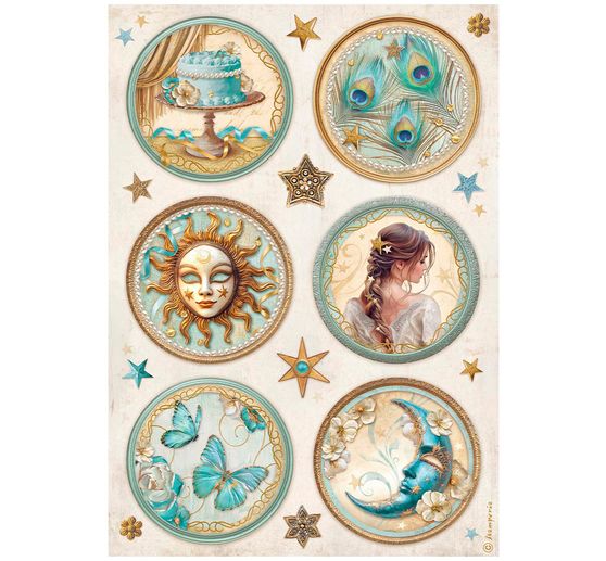 Assortiment de soies de paille à motifs "Masquerade"