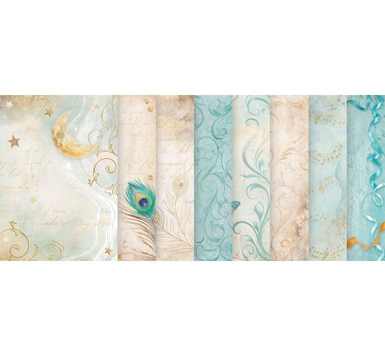 Soies de paille à motifs Backgrounds « Masquerade »