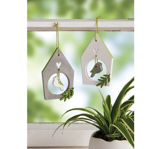 Moule en silicone « Nichoirs & oiseaux »