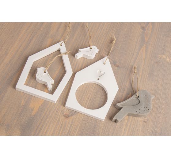 Moule en silicone « Nichoirs & oiseaux »