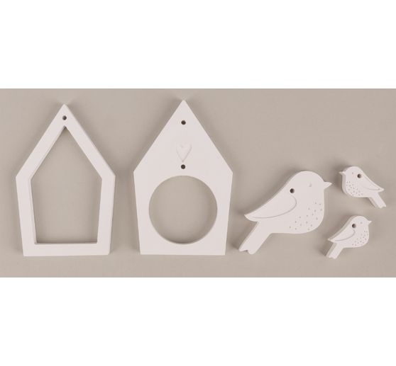 Moule en silicone « Nichoirs & oiseaux »