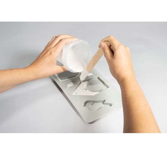 Moule en silicone « Nichoirs & oiseaux »
