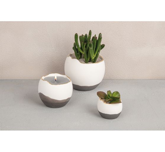Moules en silicone « Vase à bord ondulé »