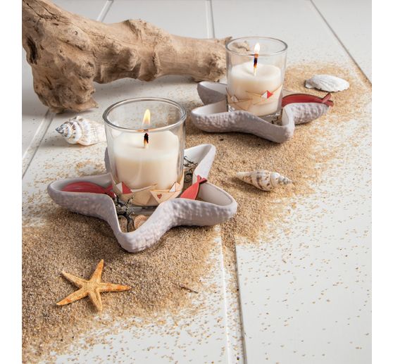Moules en silicone « Étoile de mer & coquillages »