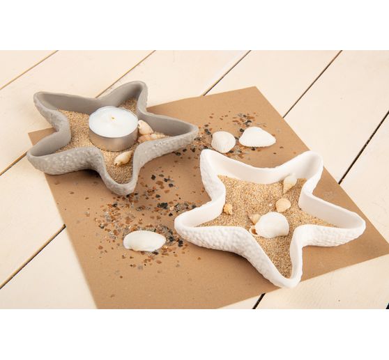Moules en silicone « Étoile de mer & coquillages »