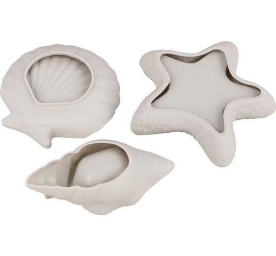Moules en silicone « Étoile de mer & coquillages »