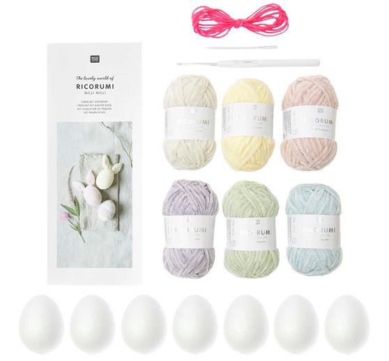 Kit crochet Rico Design Ricorumi « Œufs de Pâques Nilli Nilli »