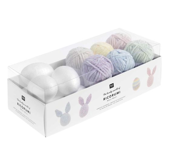 Kit crochet Rico Design Ricorumi « Œufs de Pâques Nilli Nilli »