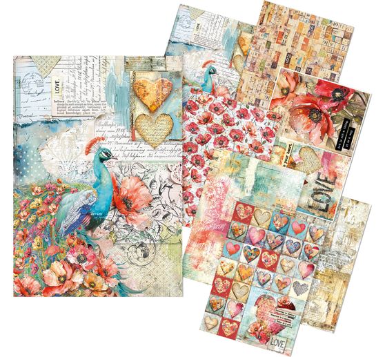 Assortiment de soies de paille à motifs « Majestic Dream »