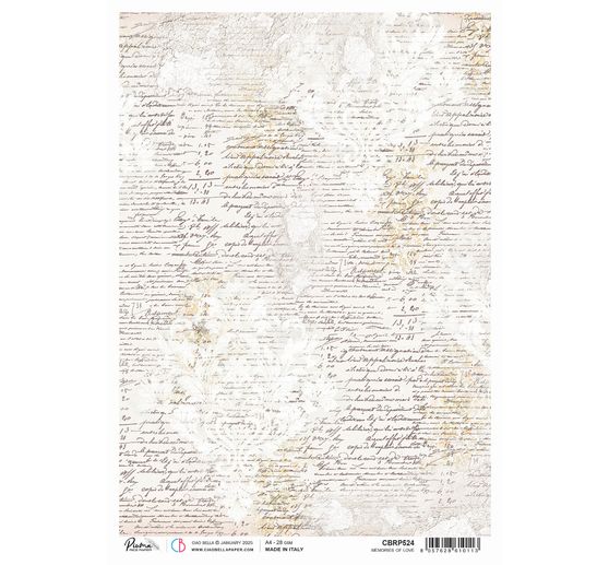 Soie de paille à motifs « Memories of Love »