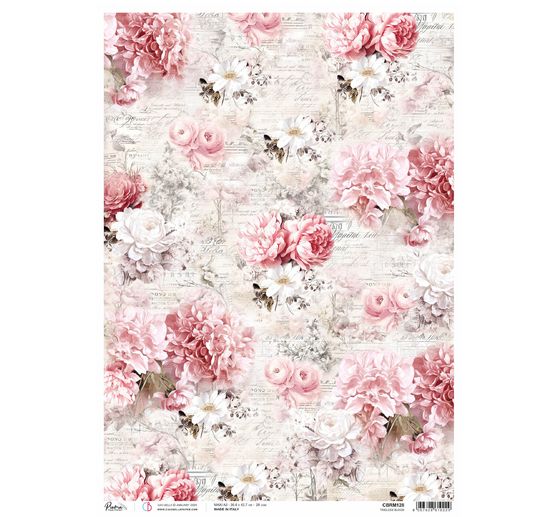 Soie de paille à motifs « Timeless Bloom »