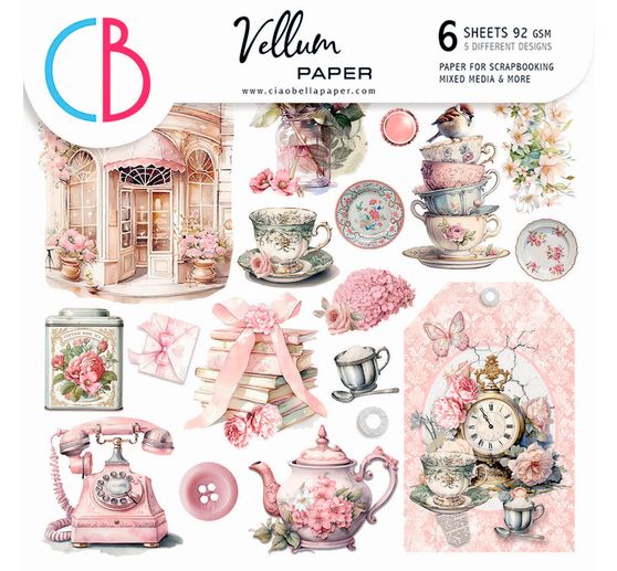 Papier vitrail à motifs "Timeless Moments"