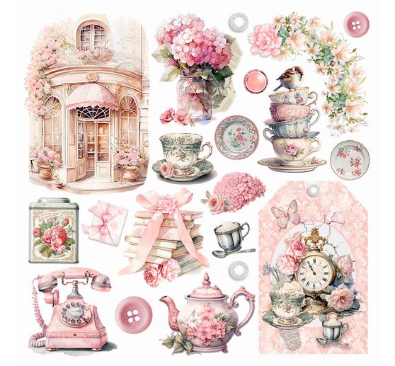 Papier vitrail à motifs "Timeless Moments"