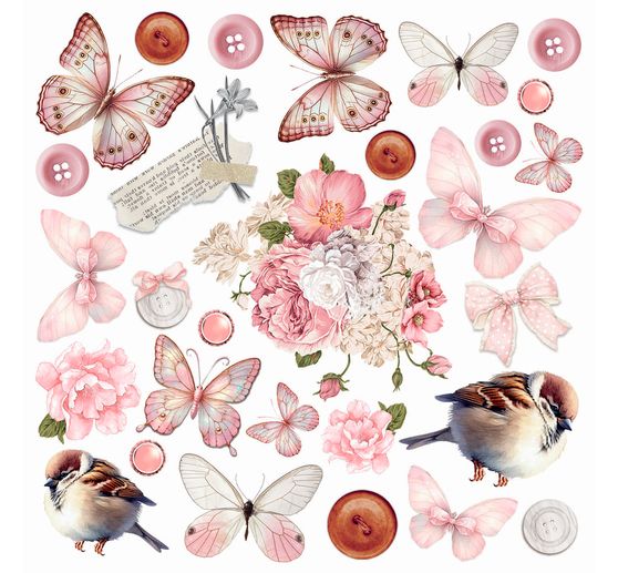 Papier vitrail à motifs "Timeless Moments"