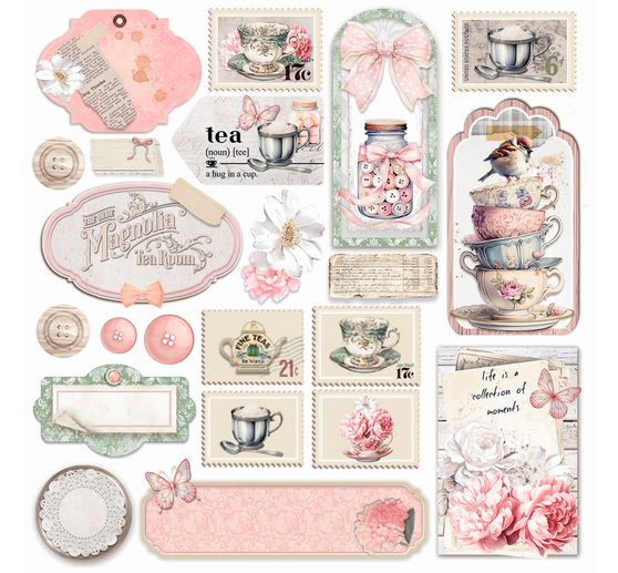 Papier vitrail à motifs "Timeless Moments"