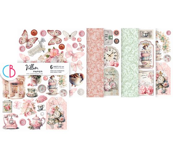 Papier vitrail à motifs "Timeless Moments"