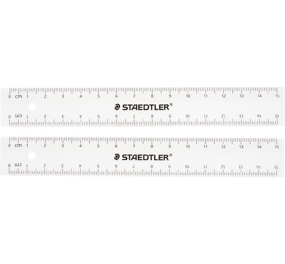 Règles STAEDTLER, 15 cm, 2 pc.,