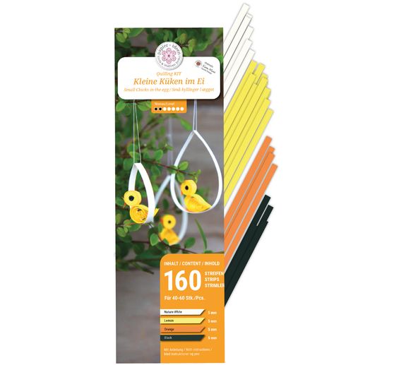 Kit de quilling « Poussins dans l'œuf »