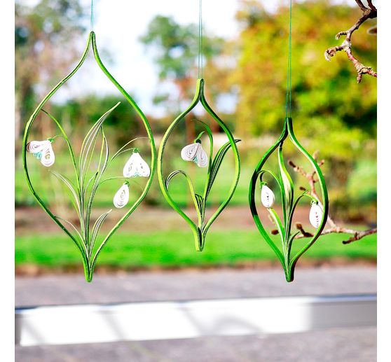 Set Quilling "Perce-neige"