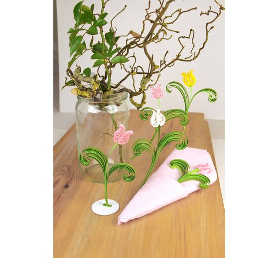 Kit de quilling « Tulipes »