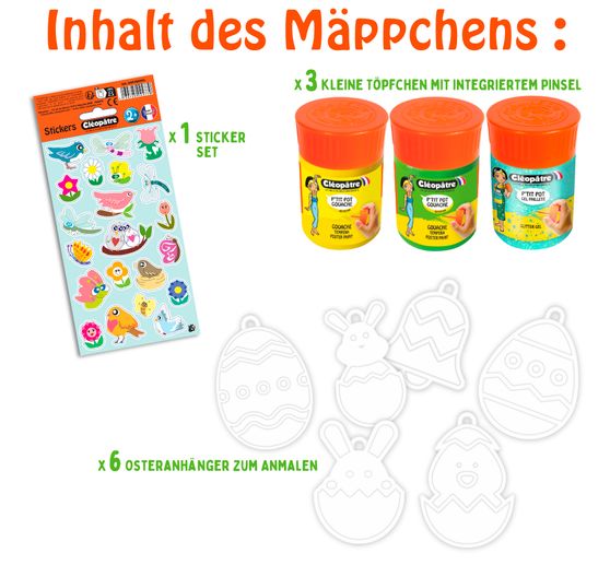Kit de coloriage Cléopâtre « Pâques »