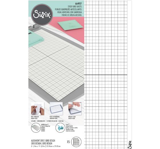 Sticky Grid Sheets Sizzix