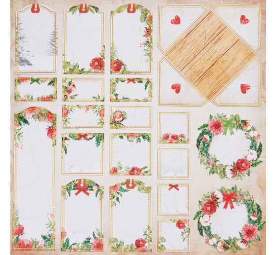 Scrapbook block "Home for the Holidays"