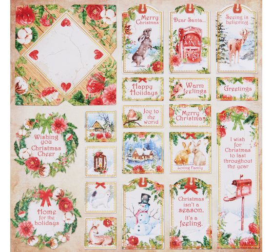 Scrapbook block "Home for the Holidays"
