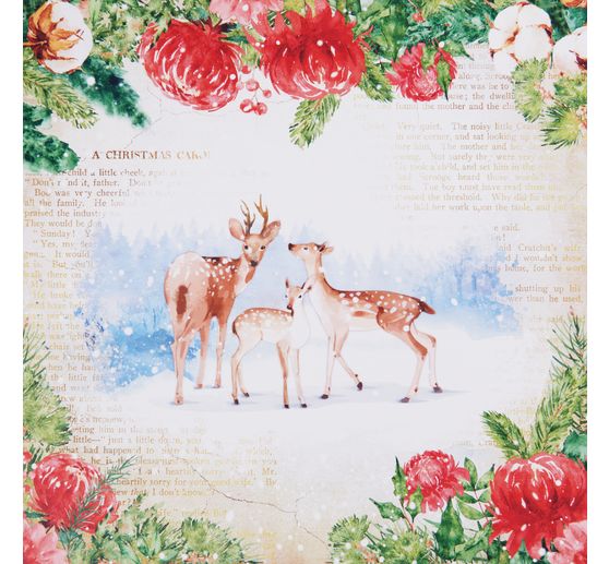Scrapbook block "Home for the Holidays"