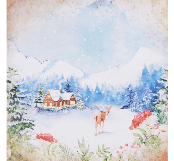 Scrapbook block "Home for the Holidays"