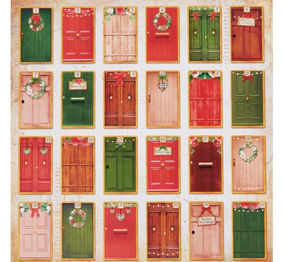 Scrapbook block "Home for the Holidays"