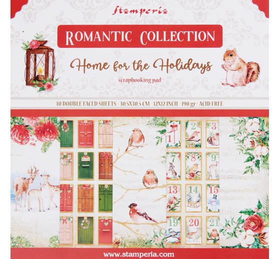 Bloc de papier scrapbooking « Home for the Holidays » 