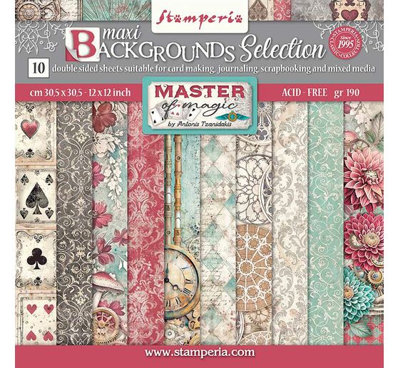 Bloc de scrapbooking "Master of Magic - Backgrounds"