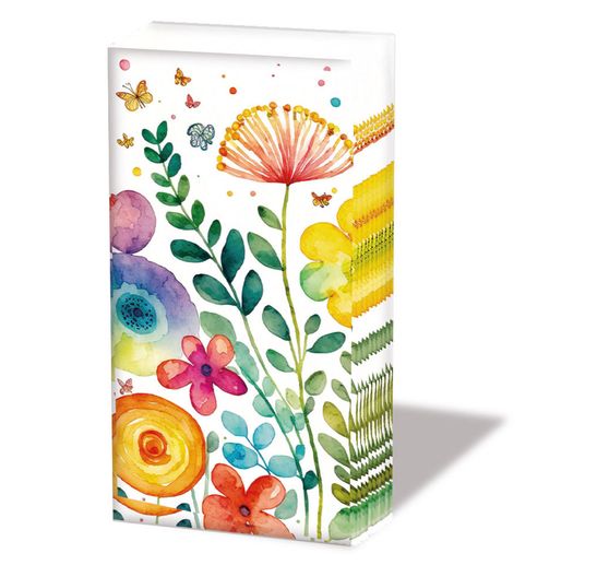 Mouchoirs en papier « Printemps multicolore »