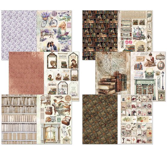 Junk Journal & Ephemera Book "Book Lovers"
