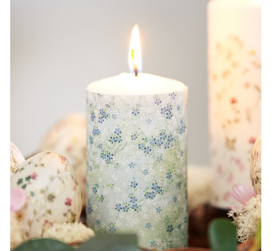 Bougies cylindriques « Pure Natural Wax », Ø 6 x 13 cm