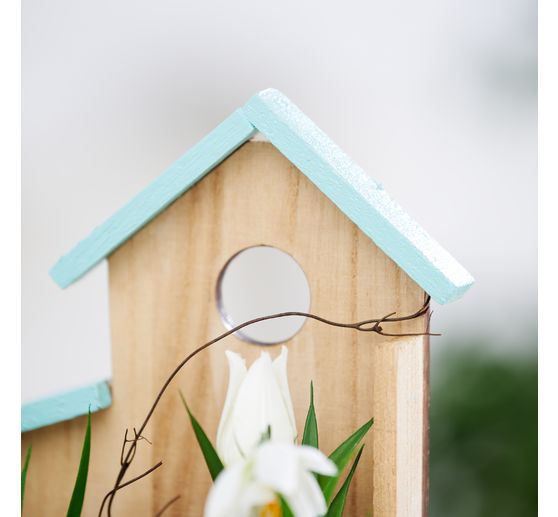 Jardinière en bois « Maisonnette »