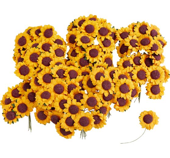 Tournesol en papier avec fil de fer VBS