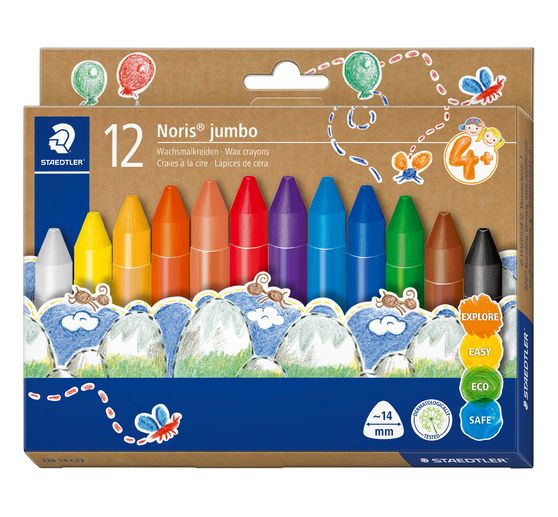 Crayons à la cire Staedtler Noris Jumbo