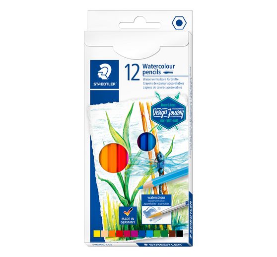 Feutres de couleur aquarelle Staedtler, set de 12